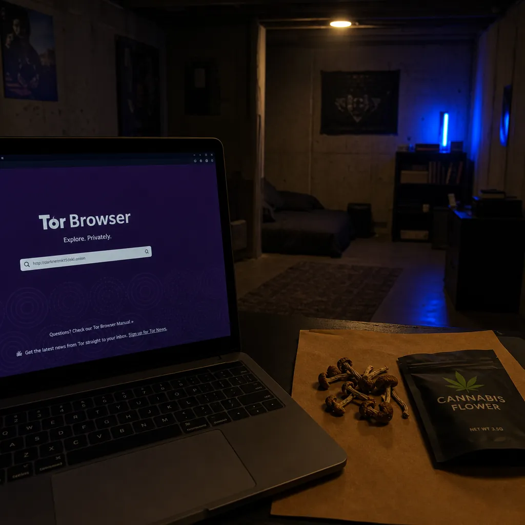 Darknet websites interface preview
